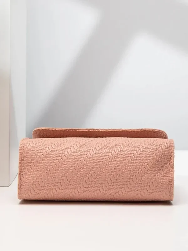 Embossing Chain Square Bag PU Leather Large Capacity Shoulder Crossbody Cell Phone Bag for Women purses and handbags - Image 3